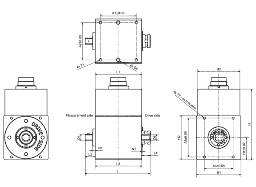 Burster 8655 Dimensions